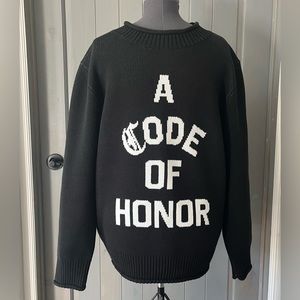 A Code of Honor sweater size Large